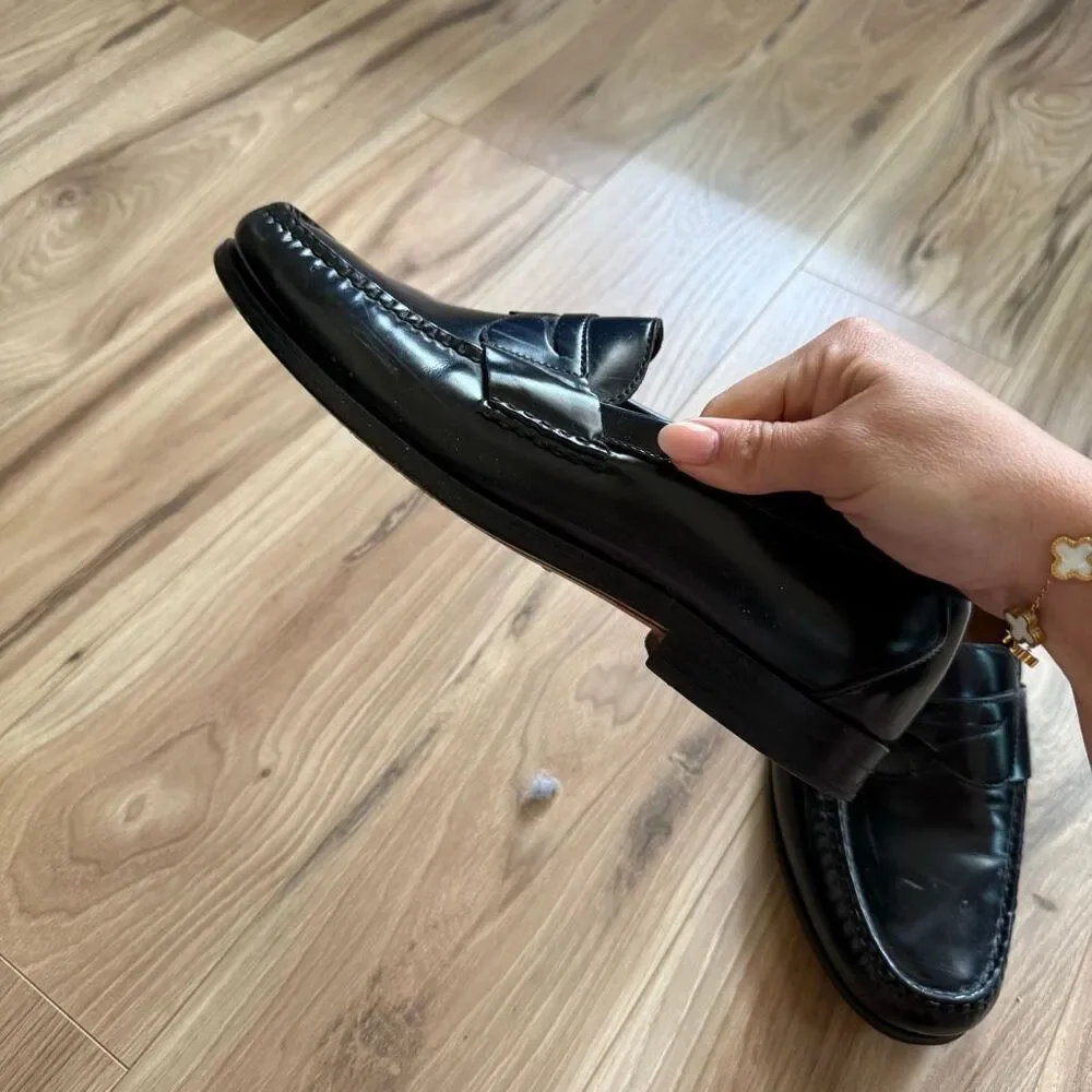 Allen Edmonds Men's Walden Penny Loafers Black 10.5 EEE USA